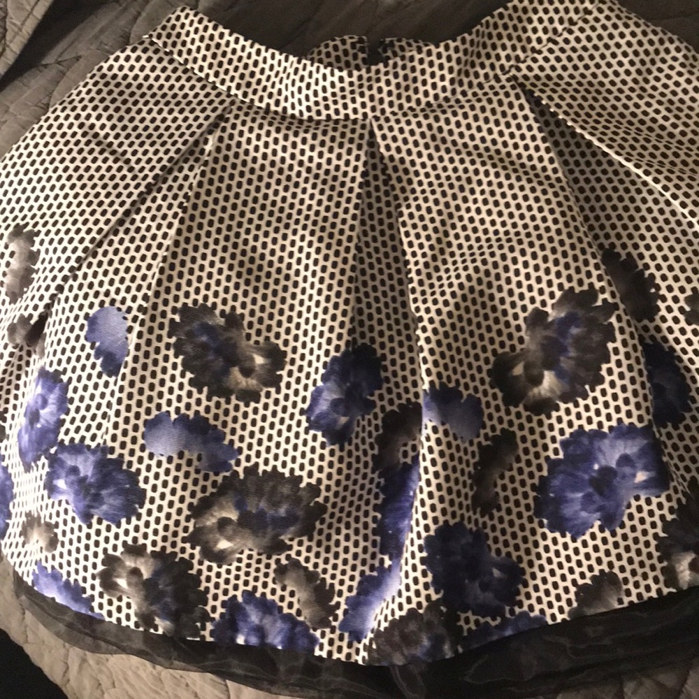 Express Pleated High Waisted Skirt. - Picture 2 of 5